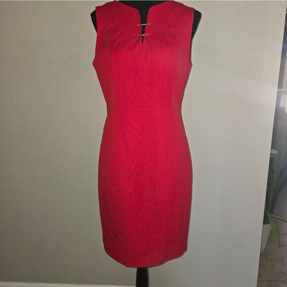 NWT Elie Tahari front  red dress size 6 NWT - Picture 9 of 15